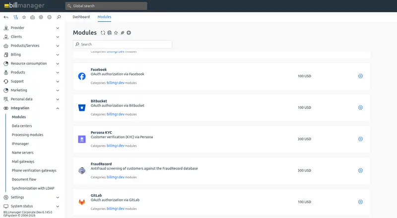 Bitbucket OAuth login for billmanager — 3